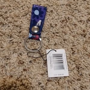 Vera Bradley Loop Keychain - Ellie Flowers